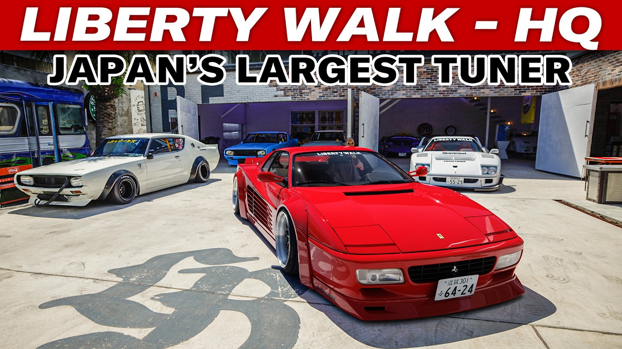 ⁣Japan's Most ICONIC Tuning Shop: Liberty Walk's Massive HQ | Capturing Car Culture