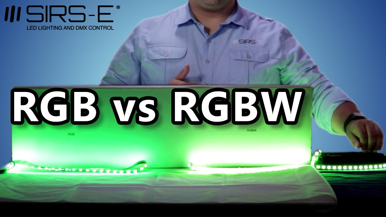 Diffrences entre les bandes LED RVB et RGBW par SIRS E