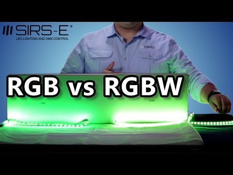 RGB vs RGBW LED Strips Differences by SIRS-E