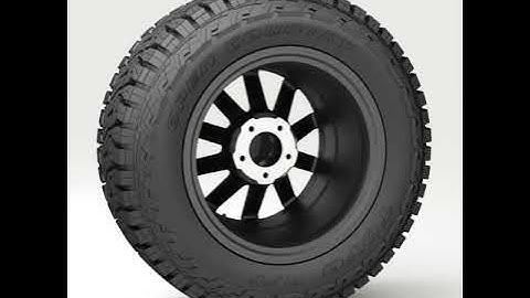 3D Model of Off Road wheel and tire 4 Review