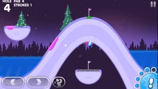 Super Stickman Golf 3 : -5 on Serenity Slopes hole 4! #ssg3 screenshot 4