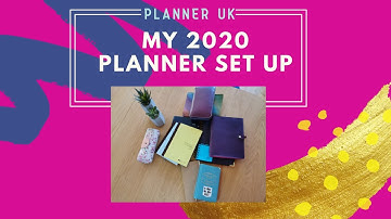 My 2020 Planner Set Up by Planner UK including Biz Grid, William Hannah, Hobonichi & Write Notes UK