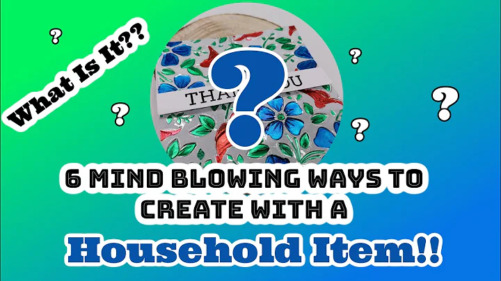 WOW!!6 AWESOME ways to create with a KITCHEN item!!