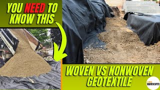 Woven vs Nonwoven Geotextile Fabric | Choosing the Correct Geotextile for Your Project