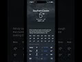 Rare iOS weather animation windy (night)
