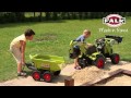 Toy pedal tractor claas axos by falk toys item 1010w