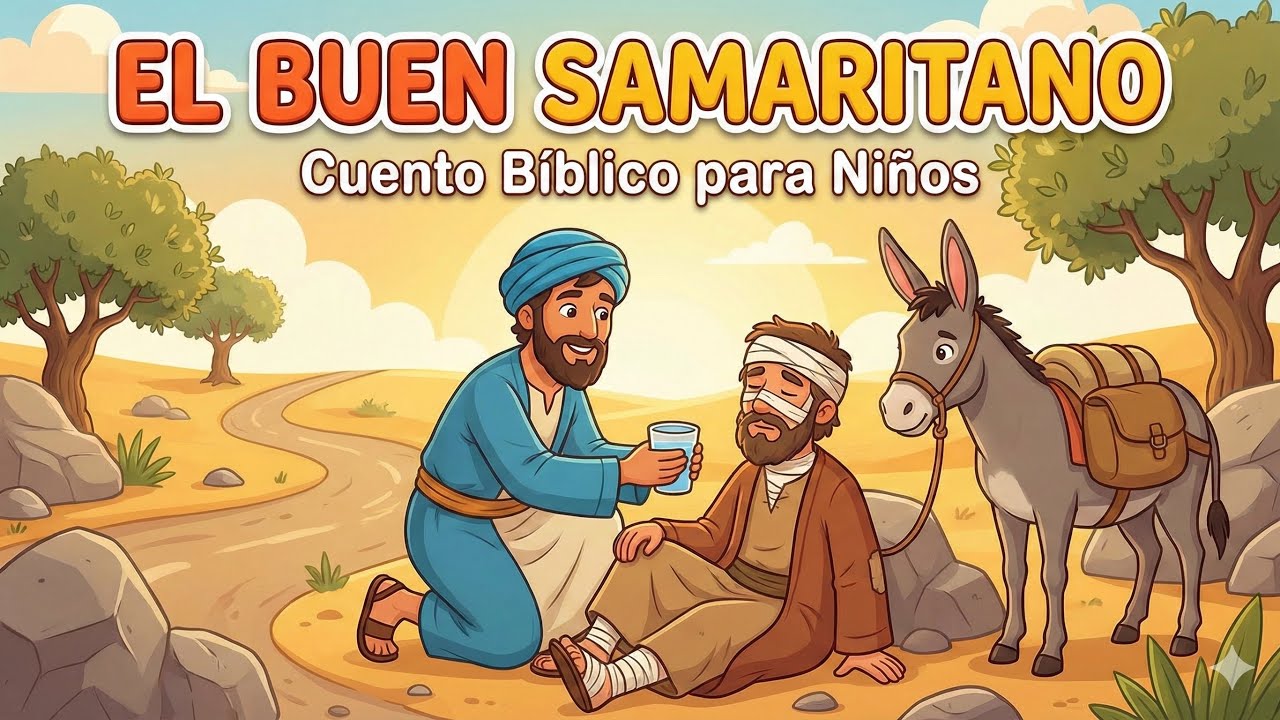 📖 Добрый самаритянин | Библейская история для детей 🙏