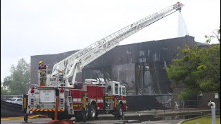 POLICE WAREHOUSE UP IN FLAMES:  Durham Police property warehouse destroyed