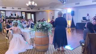 Kristina \& Cody’s Wedding Dancing Queen Flash Mob 👰🤵‍♂️💍🎤 Moms Toast MOB