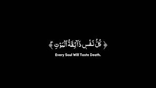 Ya Ibadi Allazina Amanu Surah Al-Ankabut Beautiful Recitation Of Quran Black Screen Status
