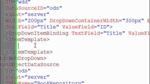 WebDropDown template