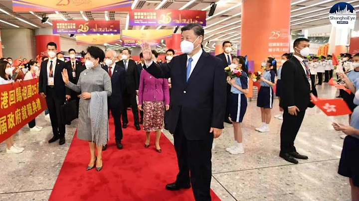 [FULL] President Xi arrives in Hong Kong #香港 for 25th anniversary of its return to China - DayDayNews