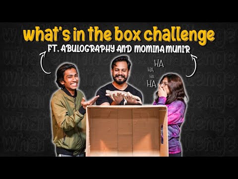 WHAT'S IN THE BOX Challenge ft. Momina Munir & Abulography | EPISODE 2 | Azlan Shah