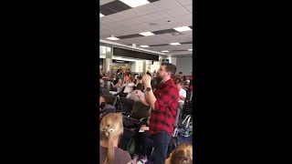Video shows passengers stranded at Miami airport