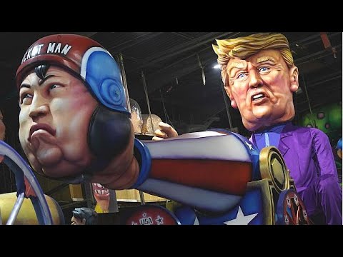 Trump shooting Kim Jong-un out of a cannon and other highlights from Carnival 2018