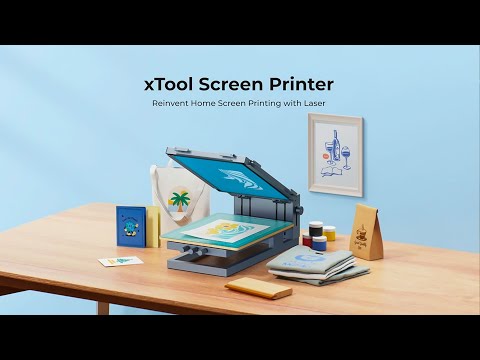 xTool Screen Printer-1st Screen Printing Solution with Laser