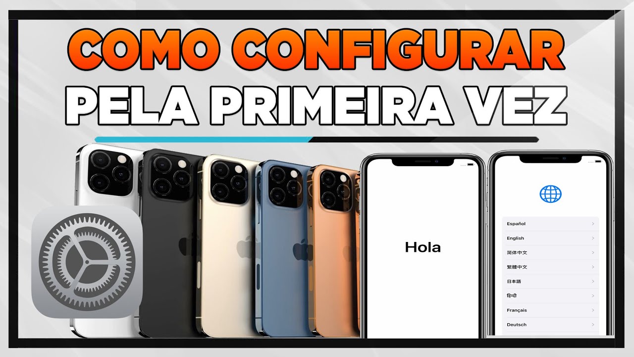 Como Configurar O iPhone 13, 13 mini, 13 Pro, 13 Pro Max Pela Primeira Vez