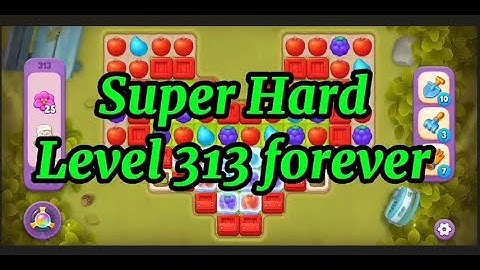 Super Super Hard Level 313 No Boosters 💫 Match-3 Game Gardenscapes #games #gameplay #gaming