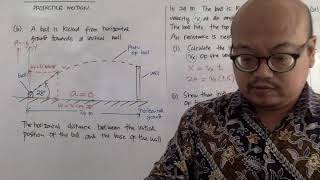 PROJECTILE MOTION AS/S LEVEL QUESTION FROM PAST PAPER 2019.