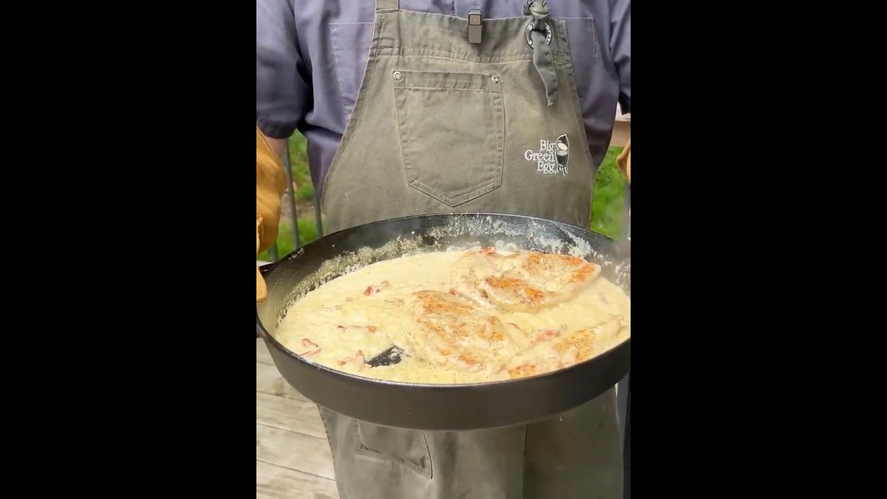 Marry Me Chicken on the Big Green Egg | Video Recipe