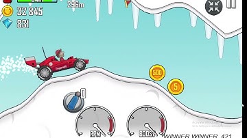 hill climb racing 2 hack // hill climb // WINNER WINNER. 421