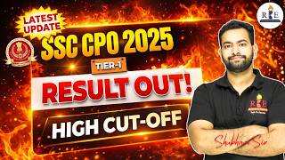 Ssc Cpo 2025 Tier-1 Result Out High Cut-Off Analysis By Shubham Sir