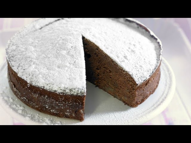 Gâteau chocolat et amandes «torta caprese» - K pour Katrine