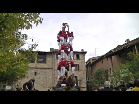 Castellers de Barcelona: 5d8 Diada dels Castellers de Santpedor 23/10/2016