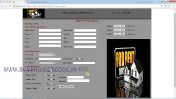 House rental application