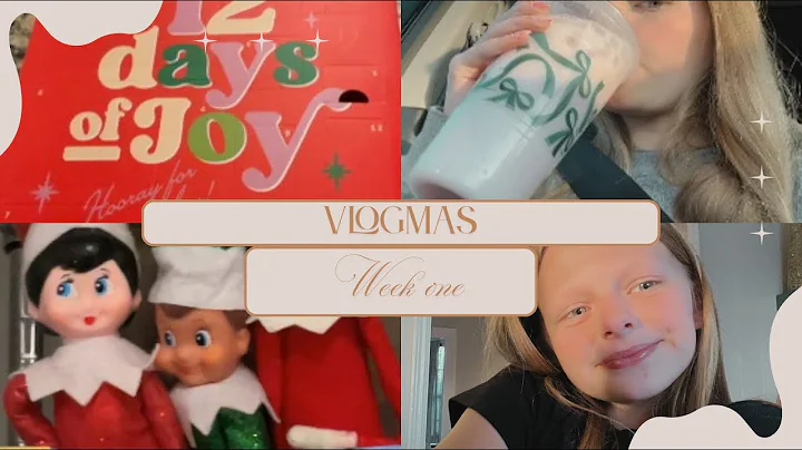 Vlogmas!  Week one. 🎄🎀✨