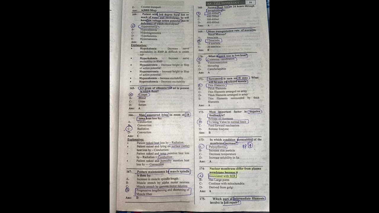 Cell physiology Double A 3rd edition Part 04