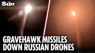 Download Lagu Gravehawk shoots down Russian drones as vid shows 'UK's new air defence system in action' MP3