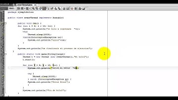 threads, interfaz runnable, multitarea
