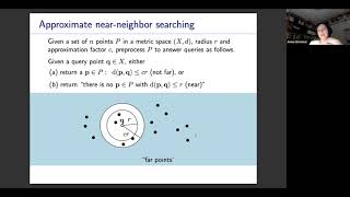 Anne Driemmel: Data Structures for Proximity Searching under the Fréchet Distance