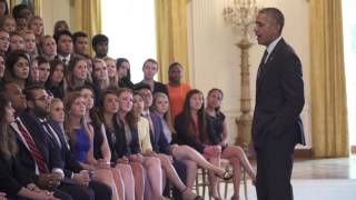 Obama Candid Answers To Intern Questions- Full Video