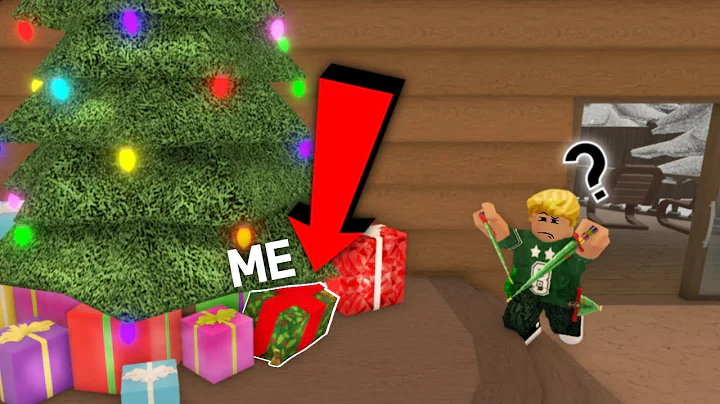 I hid as a CHRISTMAS GIFT in mm2 and TEAMERS DID NOT SEE ME… (Murder‘Mystery 2)