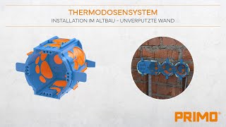 P726 Thermodose Thd-70 - Einsatz Im Altbau Unverputzte Wand