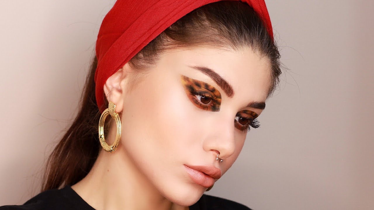 LEOPAR TRENDİNİ MAKYAJA TAŞIDIM! | LEOPARD EYE MAKEUP
