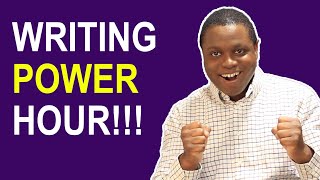 Writing Power Hour - 9/10/22