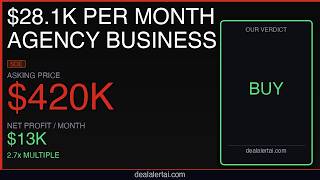 I Analyzed a $420K SEO Agency — 2.7x Multiple Red Flag?