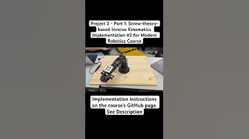 Project 2 ‐ 1: Screw-theory-based Inverse Kinematics Implementation #2 for Modern Robotics Course