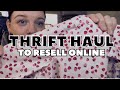 Mini Charity Shop Thrift Haul to Resell Online for Profit
