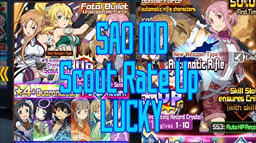 SAO MD Scout Fatal Bullet Unstoppable Force Rate Up