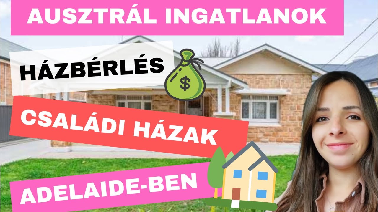 Élet Ausztráliában, sorház és családi ház bérlése - Adelaide