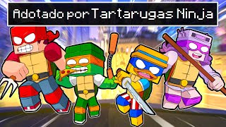 Fui adotado por Tartarugas Ninja no Minecraft