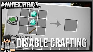 ✔ HOW DISABLE CRAFTING IN VANILLA MINECRAFT 1.11/1.12?!?