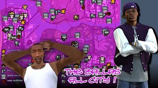 What Happens If (The Ballas) Take Over All The Territories In GTA San Andreas?