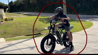 Josiah Tries Jasion E-bike…