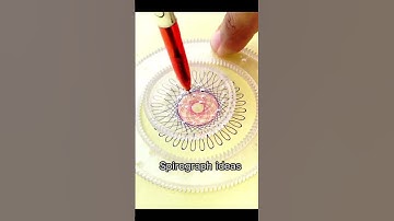 Spirograph ideas #shorts #asmr #art #spirograph  #drawing #satisfying #viral