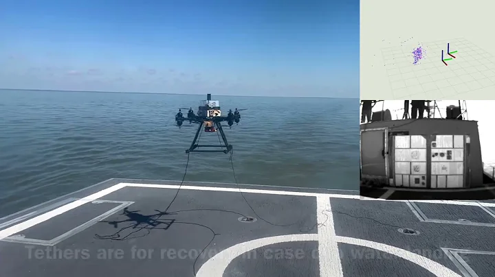 Autonomous Shipboard Landing of a UAV in a GPS Denied Environment